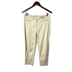Ann Taylor Loft Khaki Marisa Pants Cropped Ankle